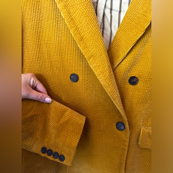 Yerse Corduroy Double breasted Blazer - Picture 3 of 8